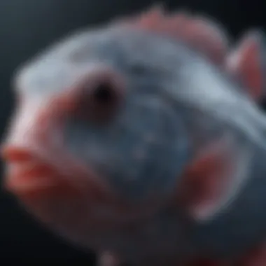 Intricate Patterns of Flowerhorn Fish Elegant Flowerhorn showcasing intricate patterns