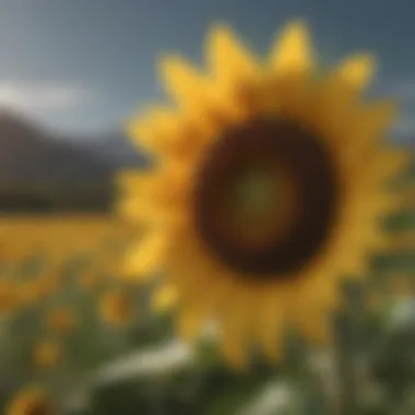 Majestic Sunflower Bloom