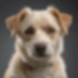 A close-up view of a hypoallergenic dog breed with a soft coat.
