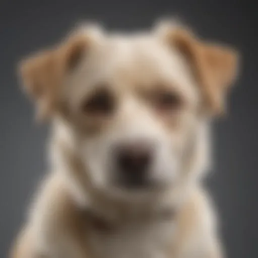 A close-up view of a hypoallergenic dog breed with a soft coat.