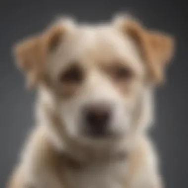 Hypoallergenic Dog with Soft Coat A close-up view of a hypoallergenic dog breed with a soft coat.