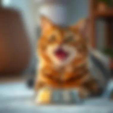 A healthy cat enjoying Iams Gentle Cat Food