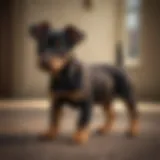 Elegant Manchester Terrier Puppy