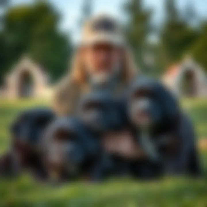 Reputable breeder showcasing Newfoundland puppies