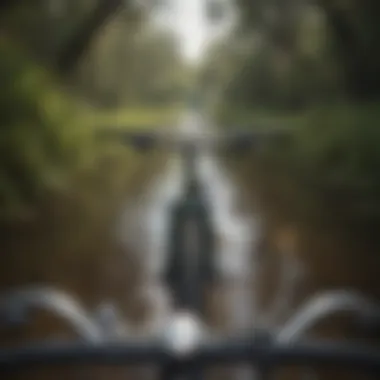 Biking through Shingle Creek Regional Trail