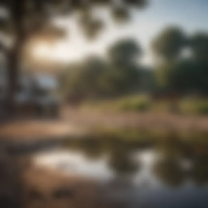 Local attractions surrounding RV campgrounds, highlighting nature trails and parks