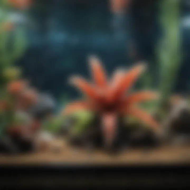An interactive exhibit showcasing marine biodiversity
