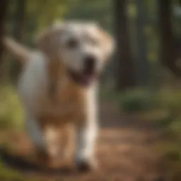 A healthy Labrador Retriever enjoying outdoor play, showcasing strong joints and vitality