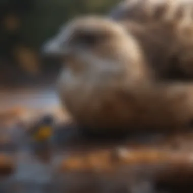 Graphic illustrating an avian experiencing an absence seizure