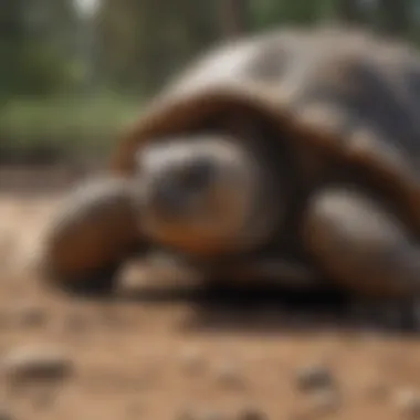 Behavior Patterns of the Largest Tortoise Species