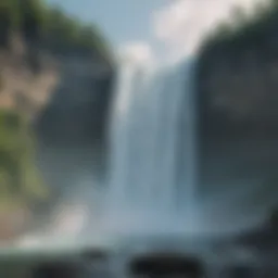 Majestic Cascade of Nature's Power