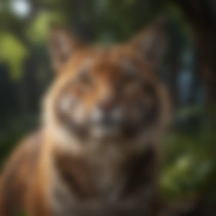 An engaging depiction of a quiz interface with animal icons and fun design elements.