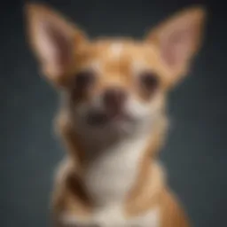 Elegant Fawn Deer Head Chihuahua