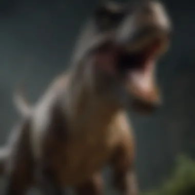 Intense T. Rex Roar - Echoes of Primordial Power Fierce T. Rex Roaring