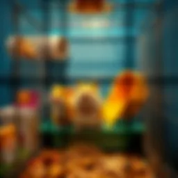 Spacious cage design for Syrian hamsters