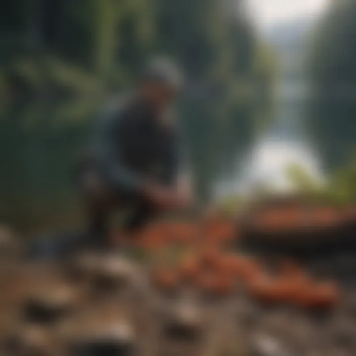 Fisherman's Catch at Mountain Island Lake