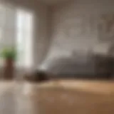 A fogger bomb dispersing pest control solution in a room