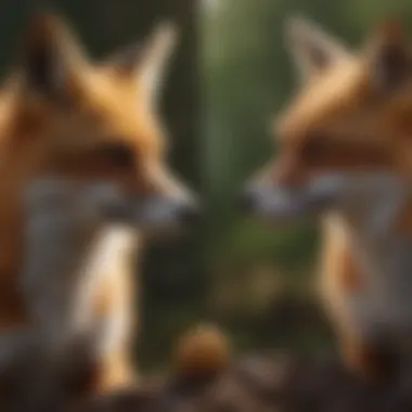 A side-by-side comparison of common pets and foxes