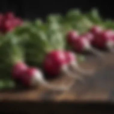 Crisp and Colorful Radish Selection Freshly Harvested Radishes
