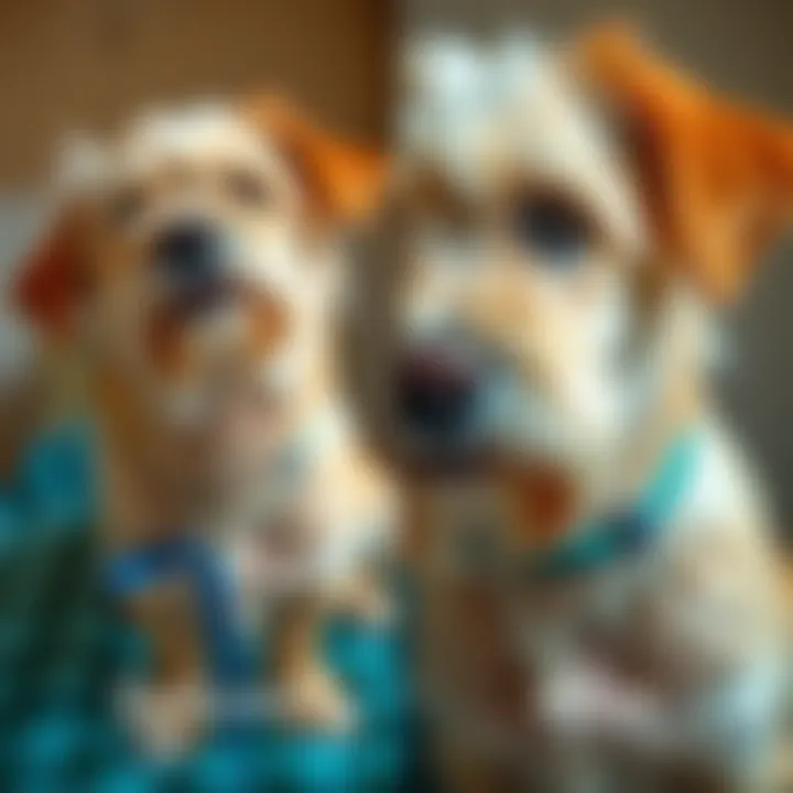 Pet Skin Condition Improvement with Frisco Shampoo Before and after skin condition of a pet treated with Frisco Oatmeal Shampoo