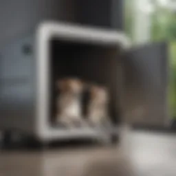 Sleek Design of Frisco Two-Door Kennel