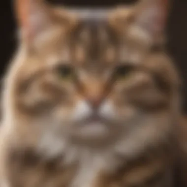 Cat experiencing stress-free grooming with Furminator