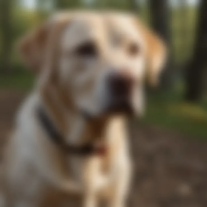 A Labrador Retriever displaying loyalty and companionship
