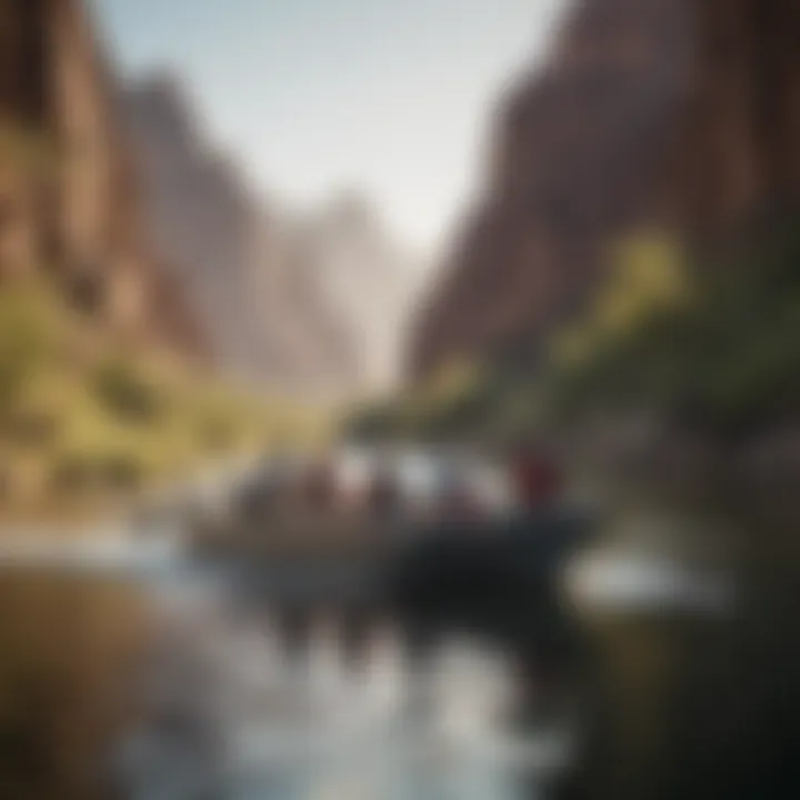 Group of boaters enjoying a day out on the waters of Phoenix