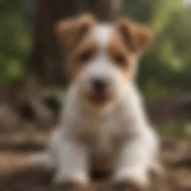 Happy Adoption Day for Wire Fox Terrier Puppy