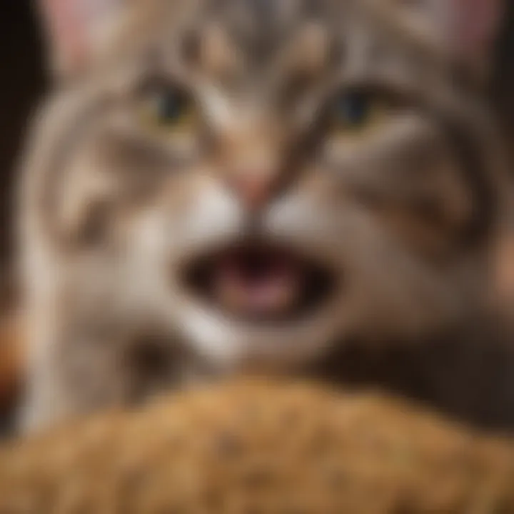 Happy cat using Arm and Hammer Platinum Clump and Seal cat litter