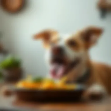 Dog Enjoying a Hypoallergenic Diet A happy dog enjoying its hypoallergenic meal