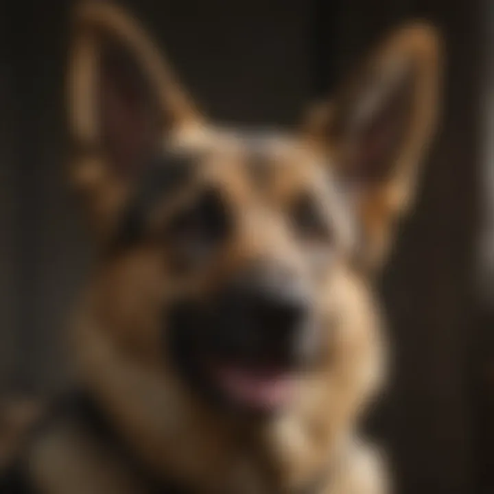 Historic depiction of King German Shepherd breed origins