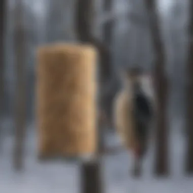DIY Suet Feeder for Woodpeckers Homemade suet feeder for birds