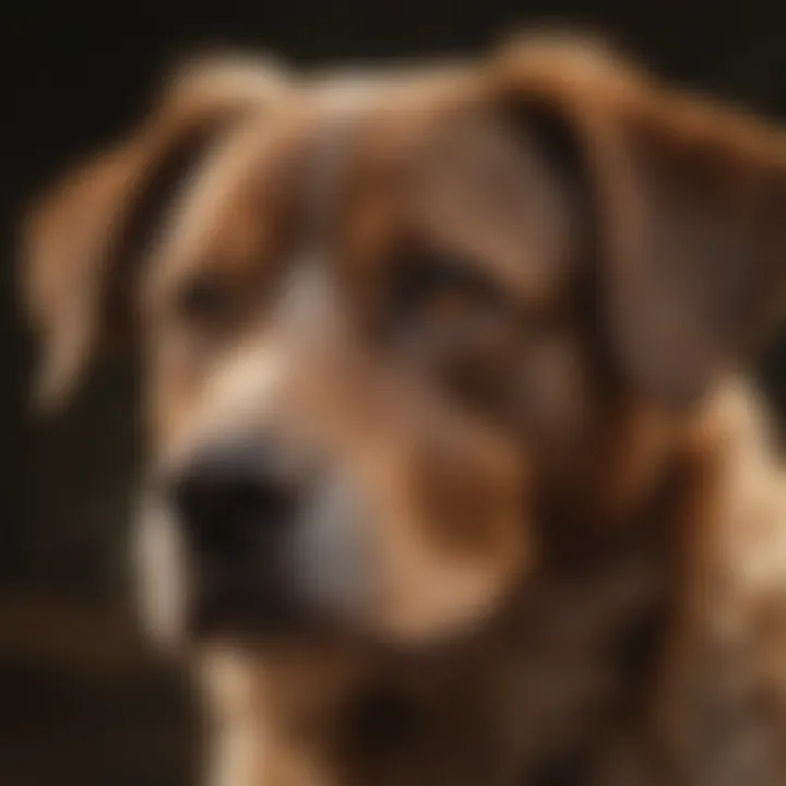 A well-groomed dog post-tick removal