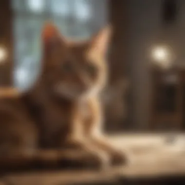 Creating a Safe Space for Your Cat A serene home environment for a cat