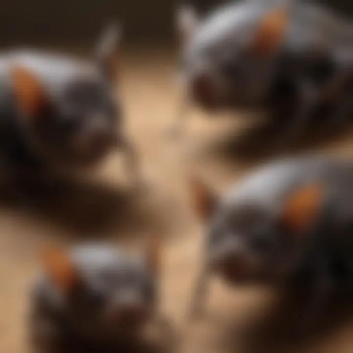 Illustration of bat bugs, noting similarities and differences to bed bugs