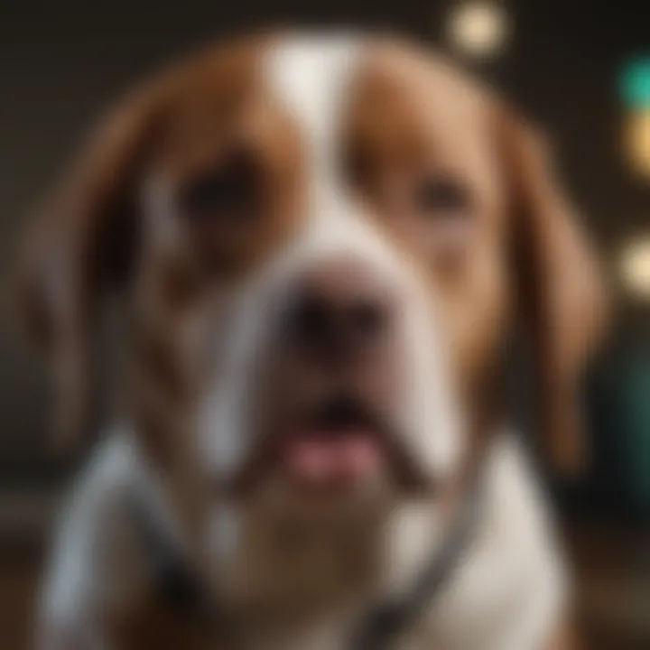 Pet experiencing discomfort after exposure to peppermint oil