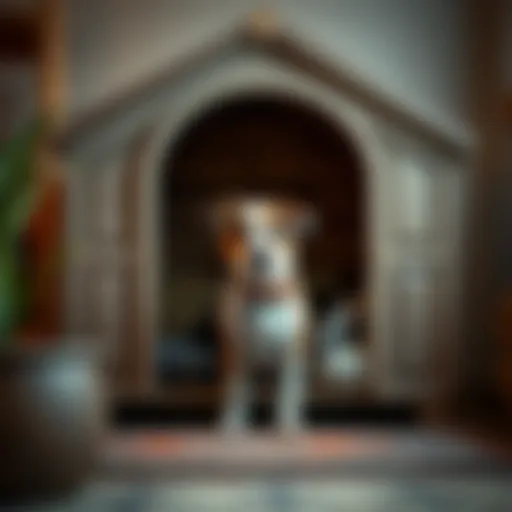 Stylish Indoor Dog Hut for Comfort Cozy indoor dog hut design for small breeds