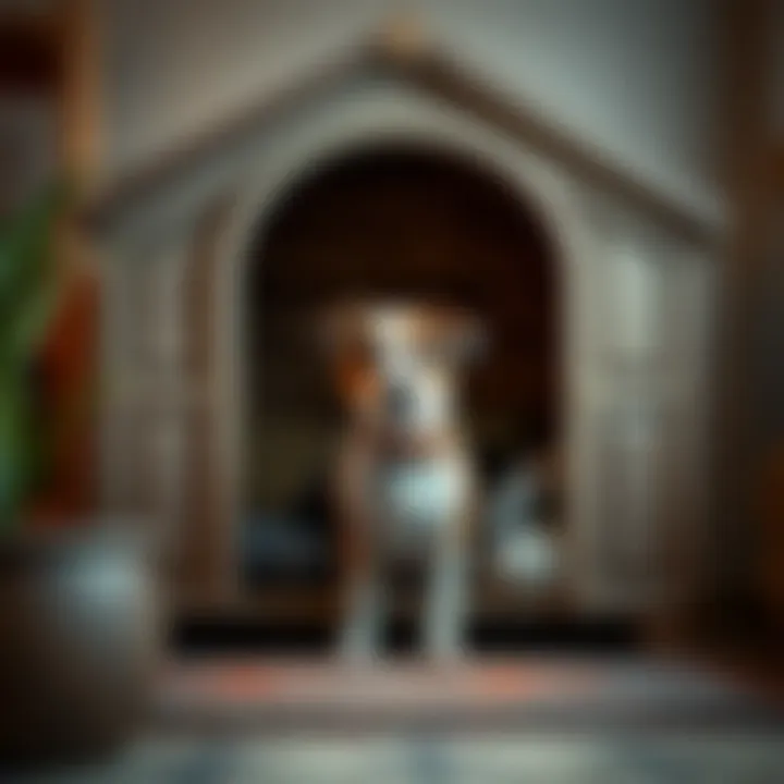 Stylish Indoor Dog Hut for Comfort Cozy indoor dog hut design for small breeds