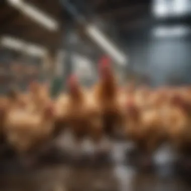 Industrial Chicken Farming Conditions