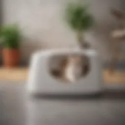 Sleek and Modern Cat Litter Box Design