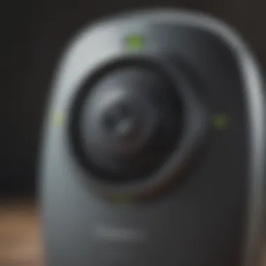 Detailed View of Ultrasonic Pest Repeller A close-up of an ultrasonic pest repeller device