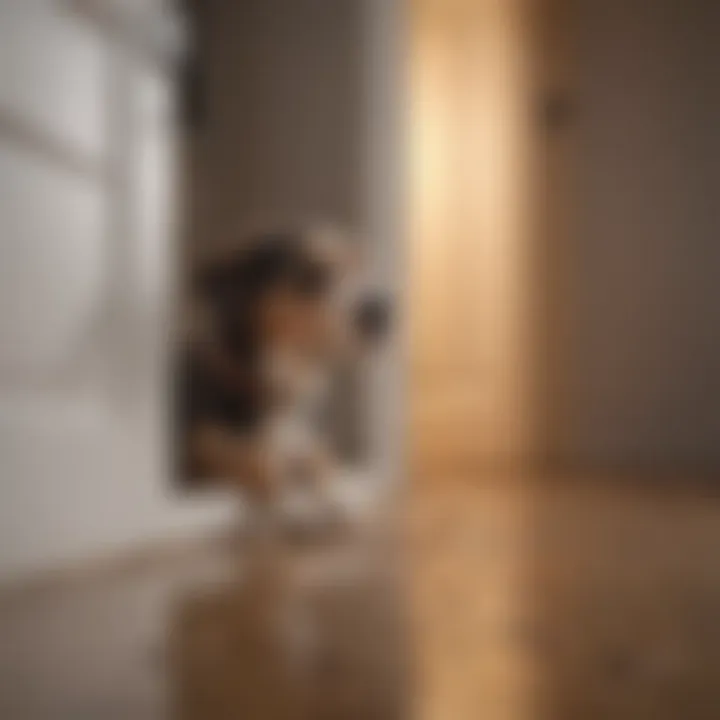 Pet using a sensor-based doggy door