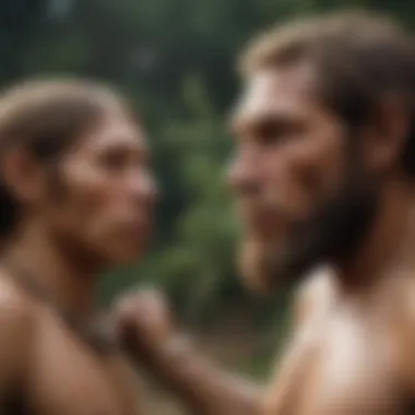 Genetic Interactions Unveiled Genetic analysis comparing Homo sapiens and Neanderthals
