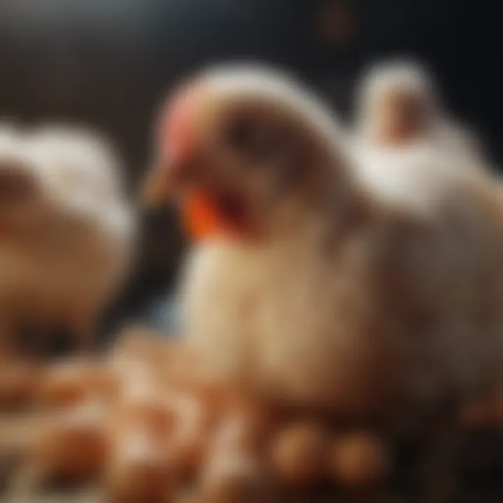 Nurturing chicken embryo in controlled environment