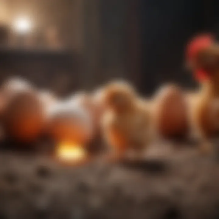 Successful hatching of chicken eggs