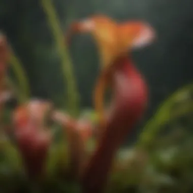 Intricate Pitcher Plant in the Amazon Rainforest