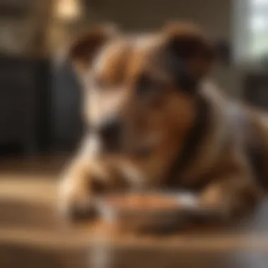 Dog enjoying a bowl of Just Food for Dogs