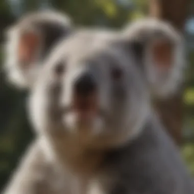 Majestic Koala Gazing into the Distance