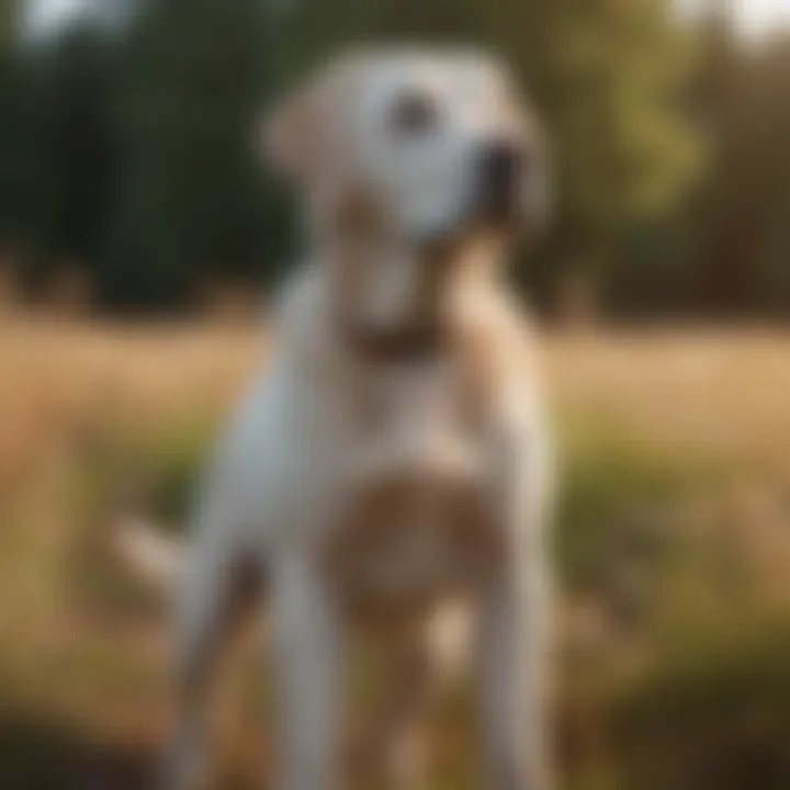 Majestic Labrador Retriever in a field